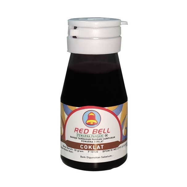 

Red Bell Pewarna Cair Coklat 30 gr