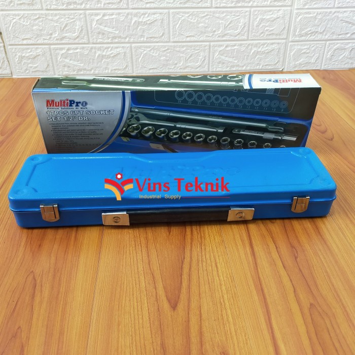 Socket Set 17Pcs Multipro Kunci Sok Kunci Socket Set