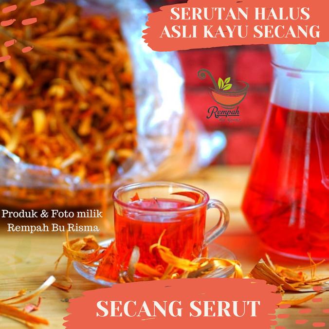 

[BISA COD] Teh Secang serut Herbal Siap Saji sappan wood jamu herbal 1 kg