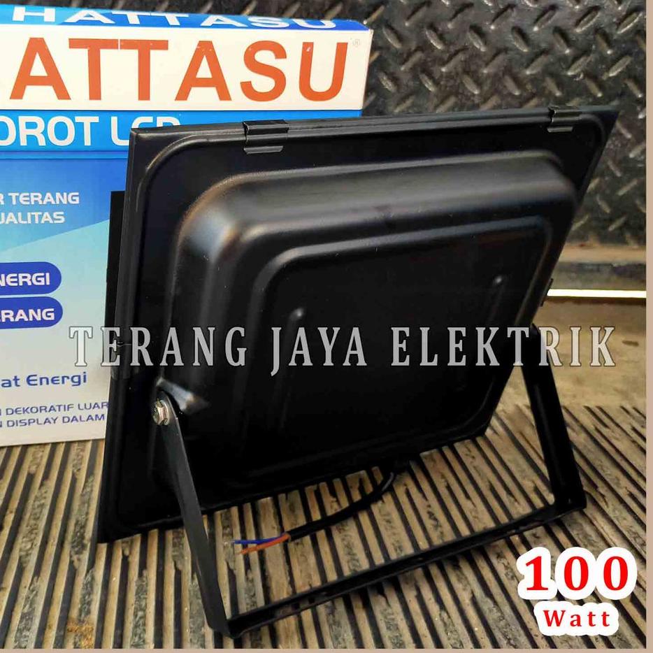 READY ✅Lampu Sorot / Lampu Tembak LED 100Watt PUTIH / KUNING IP66 HATTASU|RA6