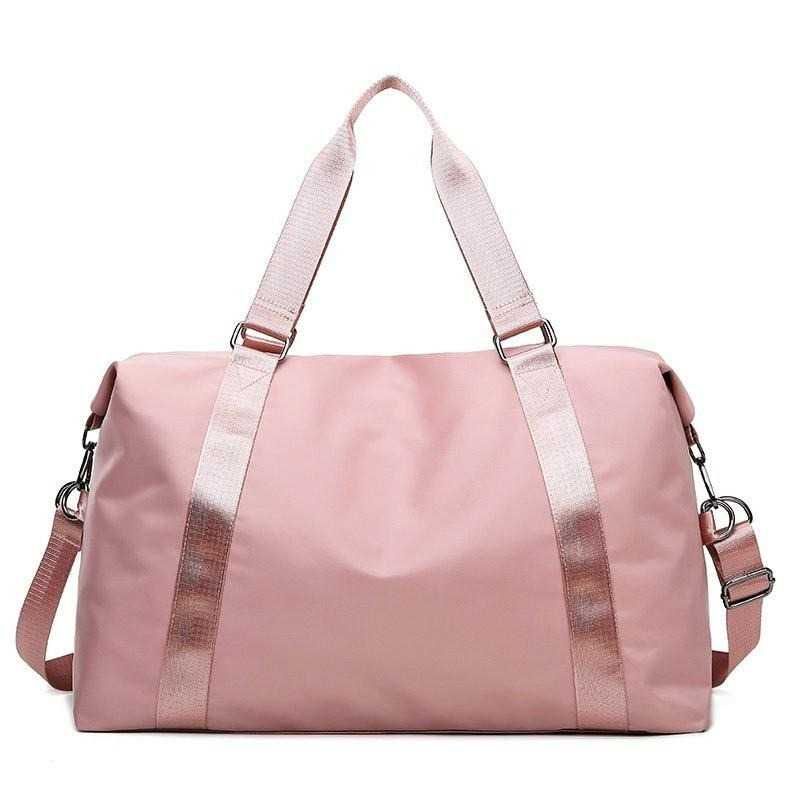Tas Gym Fitness Senam Wanita Jinjing Pakaian Olahraga Pink