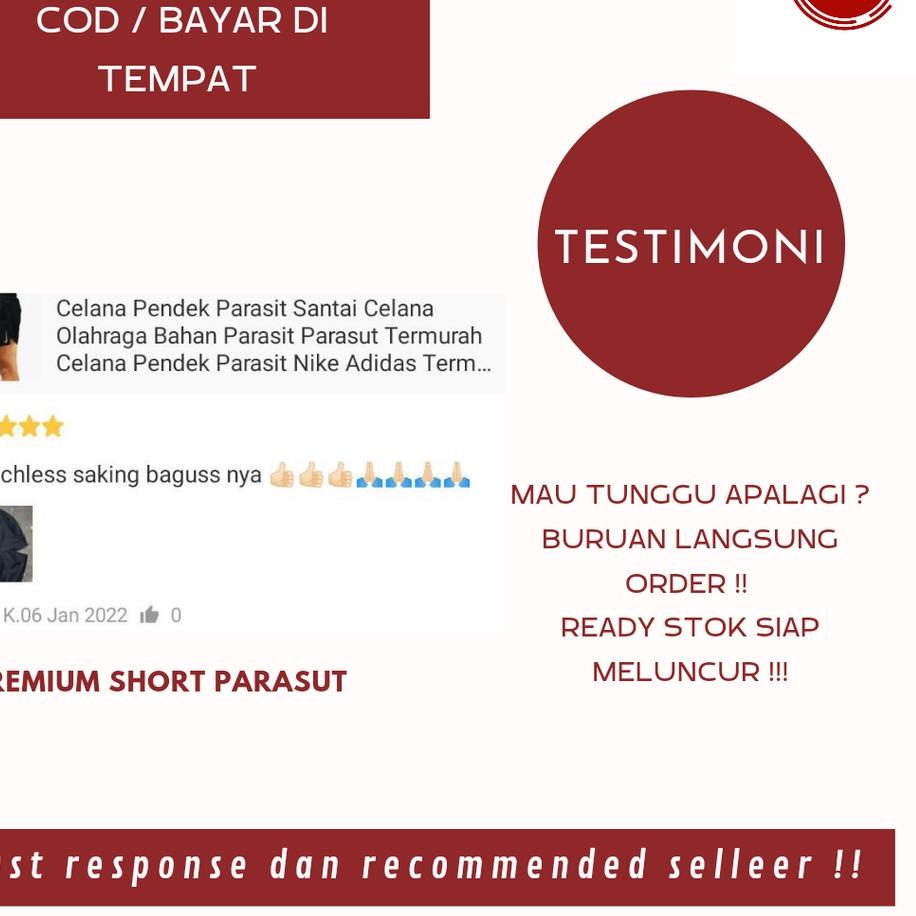 Diskon Celana Pendek Olahraga Running Parasut Micro Import Jogging/Celana Pendek Pria Wanita Parasut