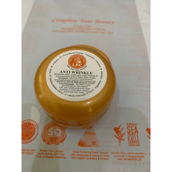 Lbc cream anti wrinkle