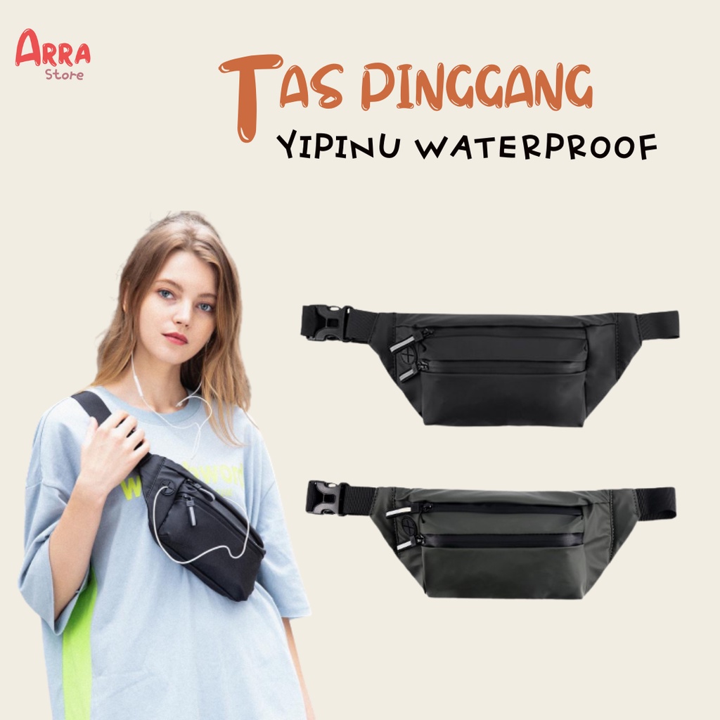 Tas Pinggang Import Pria Yipinu Original Waterproof (COD)