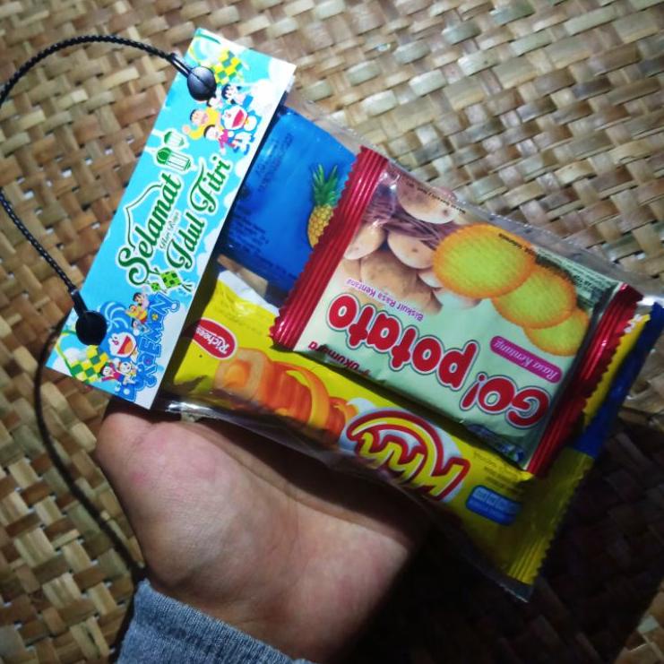 

ペ 10pcs AMPLOP LEBARAN PLASTIK PARSEL IDUL FITRI KARTUN ANAK ANAK ゴ