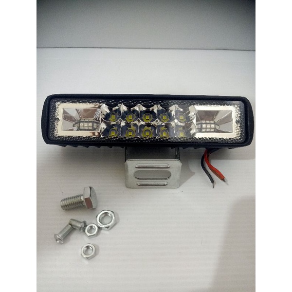 Lampu LED cree light bar sorot tembak slim universal