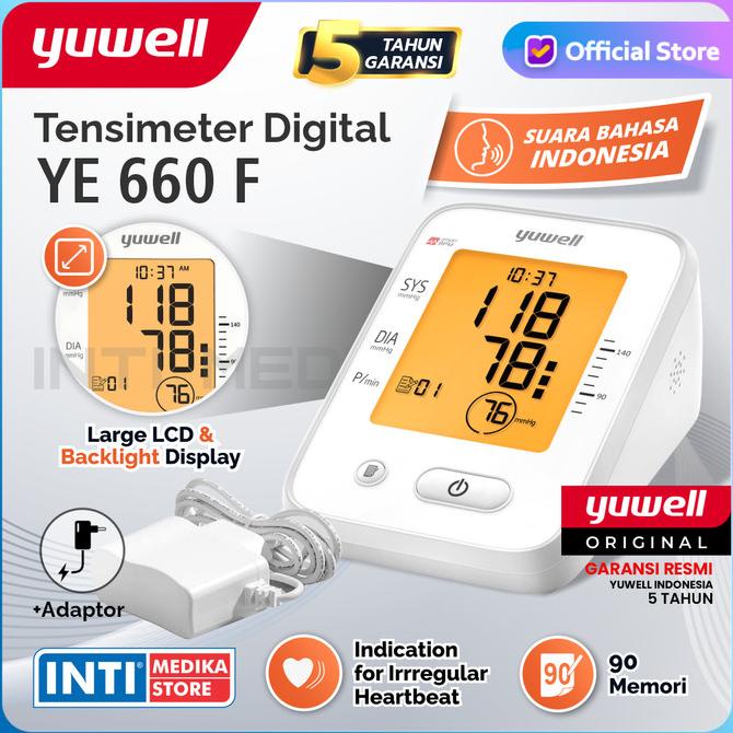 YUWELL - Tensimeter Digital + Voice YE 660F | Tensi Digital Yuwell