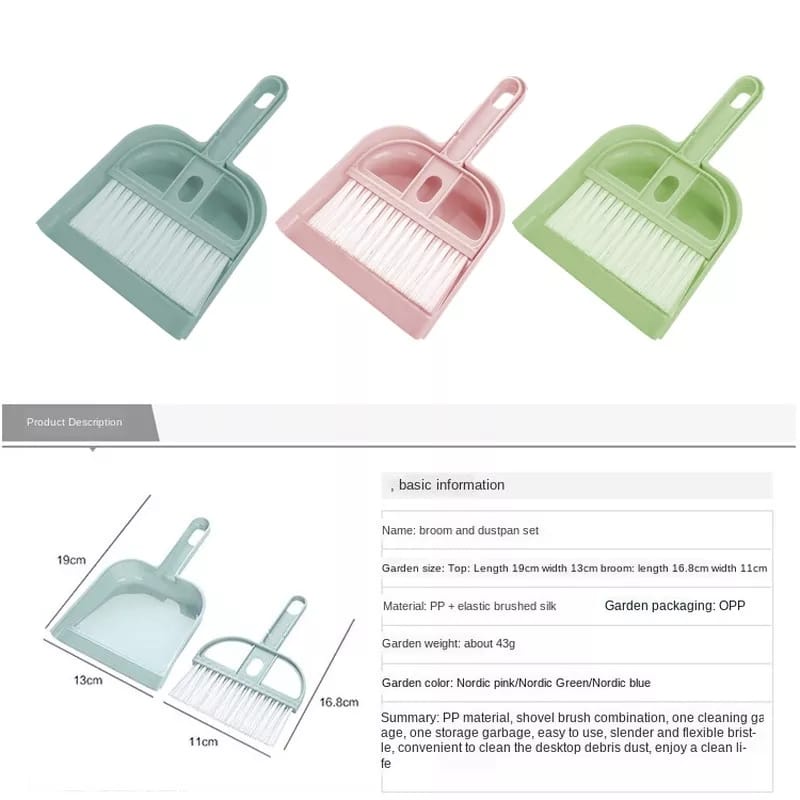 SAPU PENGKI MINI SET SERBAGUNA SAPU MINI DUSTPAN SET SEROKAN / SAPU DEBU MOBIL KEYBORD PERABOT RUMAH