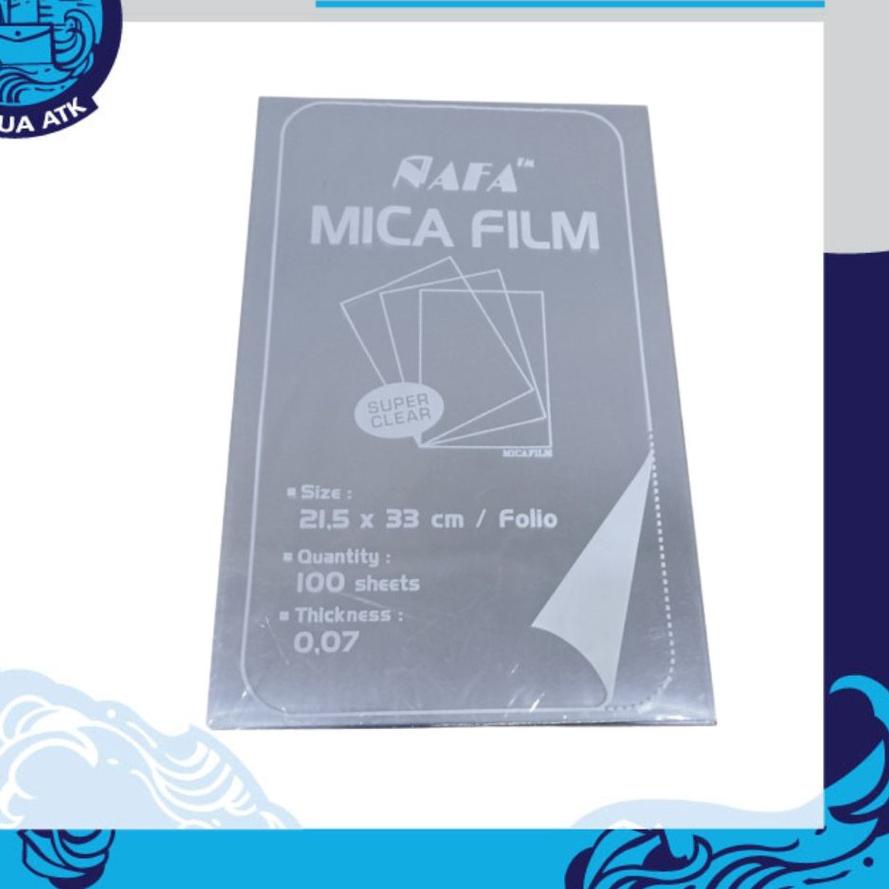 

WOW MURAH Mika Jilid Plastik / Mica Film Transparant Folio NAFA [MFF] RO3+