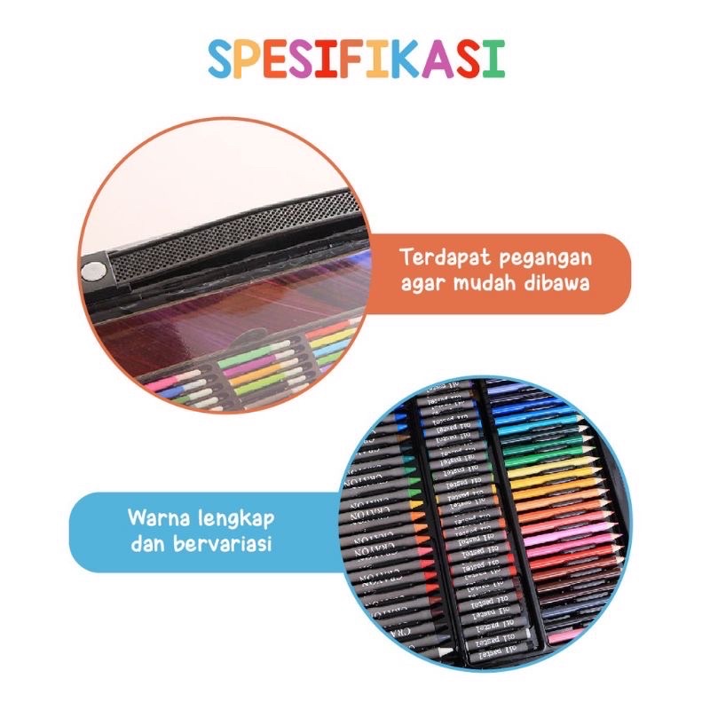 ALAT LUKIS CRAYON SET 150PCS