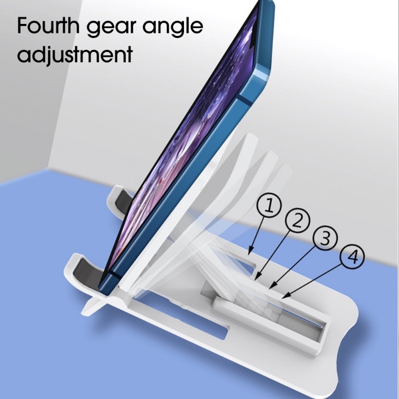 Stand Handphone Lipat Aksesoris Ponsel Holder Handphone Portable Kreatif Braket Holder Handphone Lipat Untuk iPad iPhone Samsung Universal