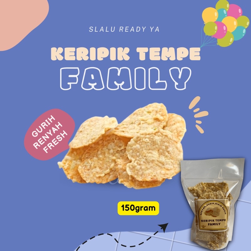 KERIPIK TEMPE FAMILY QTELA TEMPE