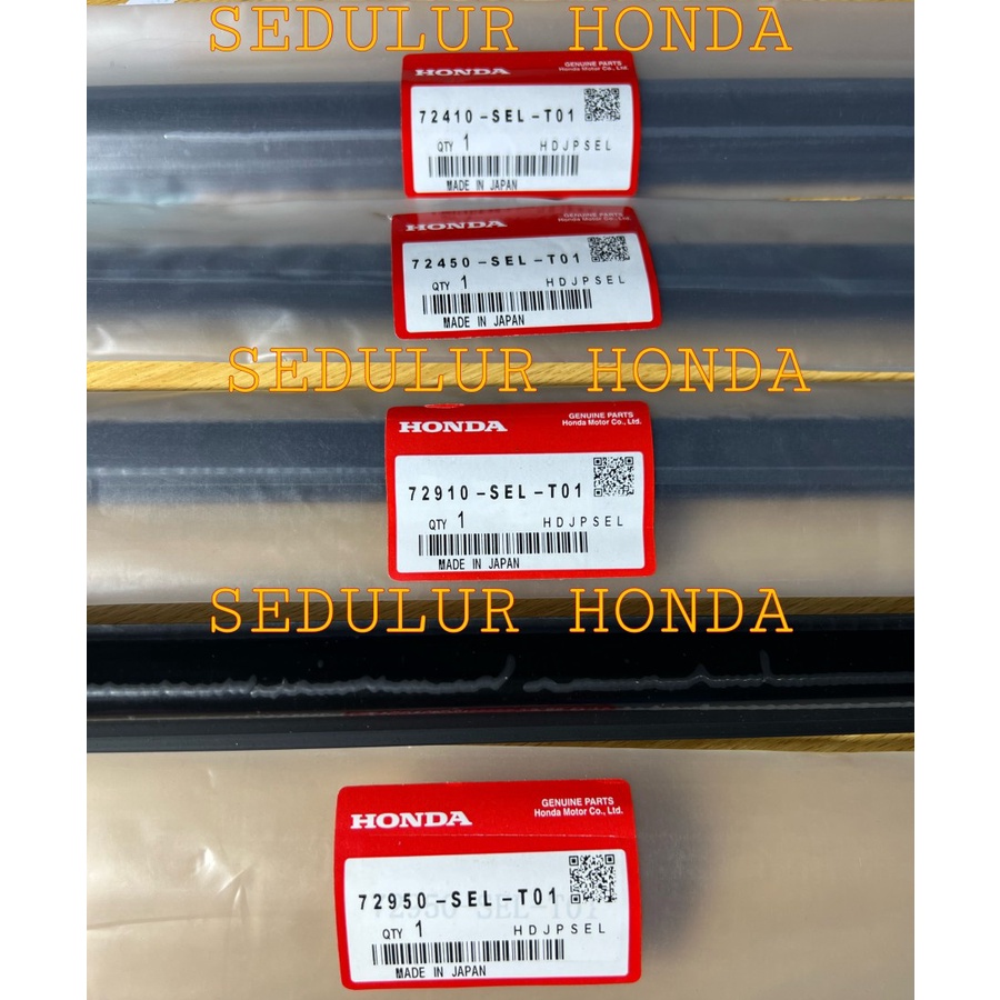 LIST WATER STRIP PELIPIT PINTU MOLDING ASSY DOOR JENDELA KACA CITY GD8 IDSI VTEC 2003 2004 2005 2006