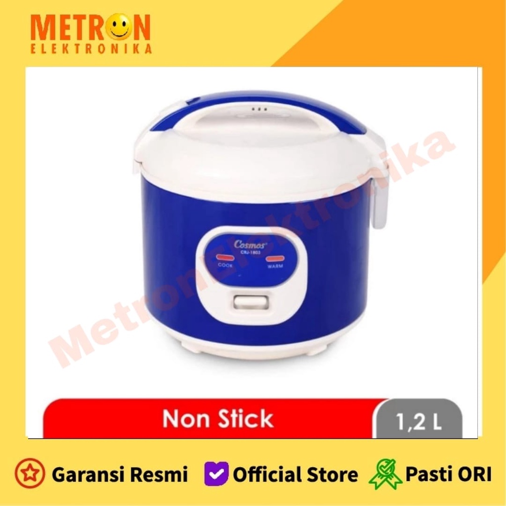 COSMOS CRJ 1803 / MAGIC COM 1.2 LITER / RICE COOKER / PENANAK NASI / CRJ1803