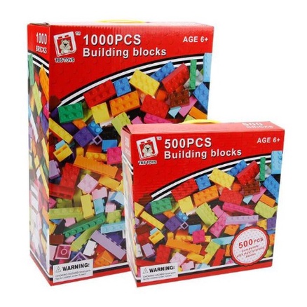 Mainan Edukasi Anak Lego Susun Balok Building blocks 500 pcs