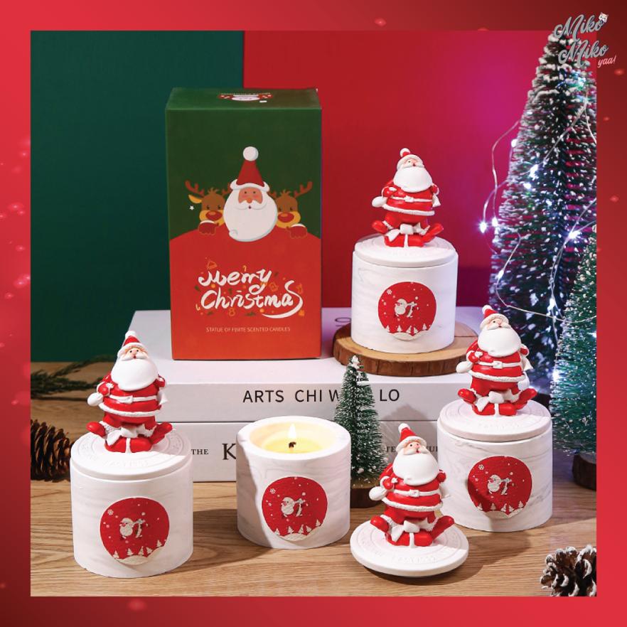 Christmas Hampers Natal Mug Gelas Handuk Spatula Sendok Lunch Box Lilin Candle Aroma Therapy Santa