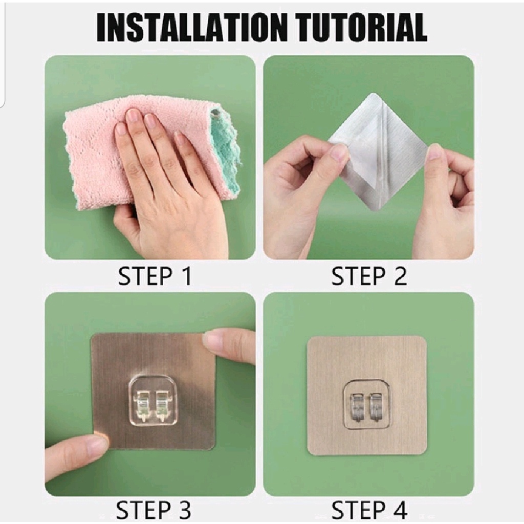 TEMPELAN HOOK PAKU MAGIC MUR TEMPEL TANPA BOR || TEMPELAN HOOK MODEL BAUT - BD