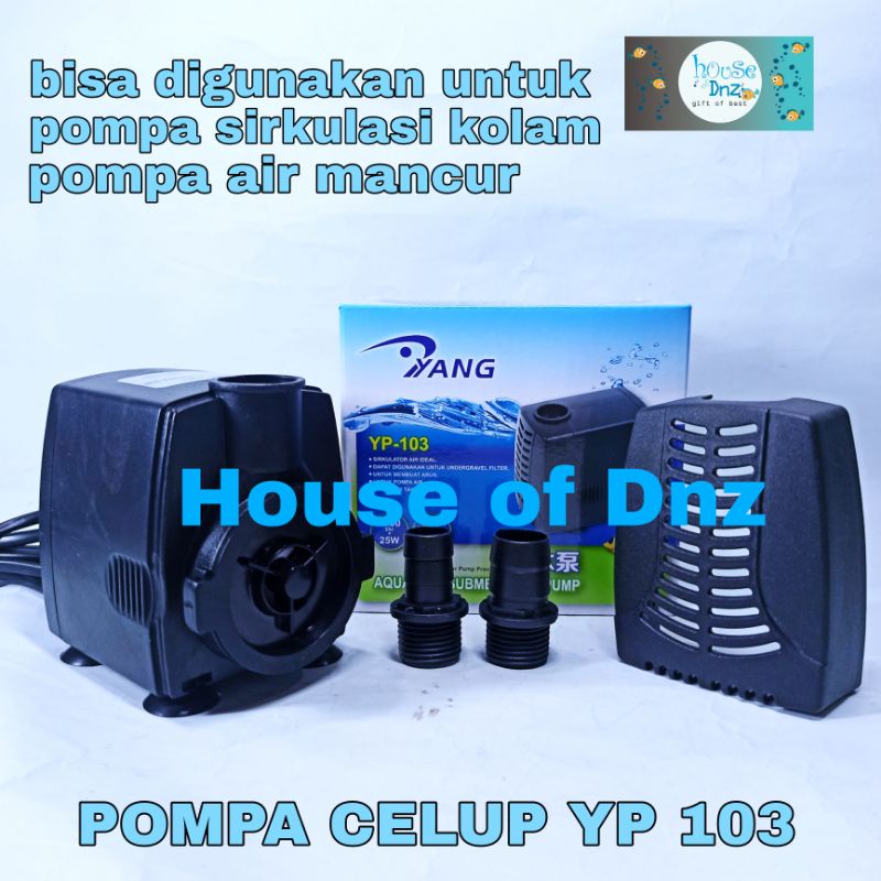 TERKENAL KUAT Pompa Celup YANG YP 103 Mesin Sirkulasi Air Mancur YP-103