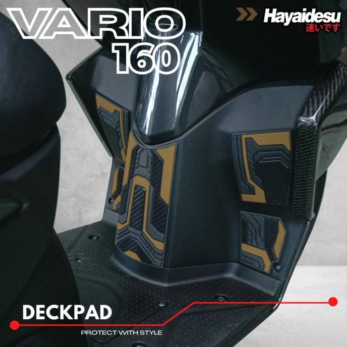{BISA COD] ASLI!!! Hayaidesu Vario / Click 160 Deck Pad Body Protector Cover TERLARIS TERPERCAYA ORI