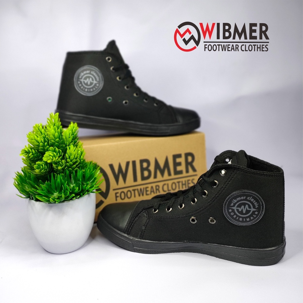 SEPATU BOOT HITAM POLOS TERMURAH /SEPATU SEKOLAH BOOT / SEPATUSTAR HITAM POLOS