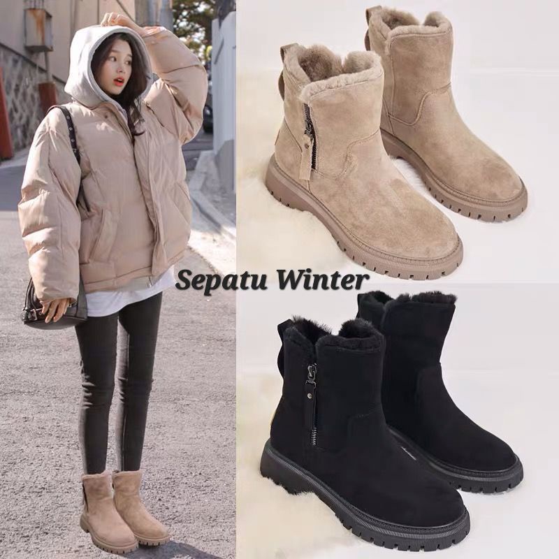 Sepatu Wanita Musim Dingin / Winter Snow Boots Women 015