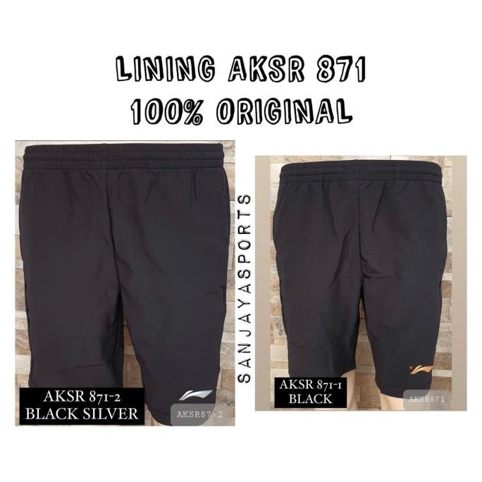 CELANA PENDEK BULUTANGKIS LINING AKSR 871 ORIGINAL