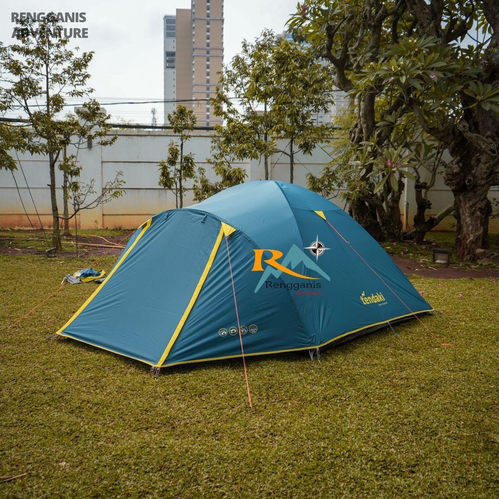 Tenda Camping Tendaki Borneo 4 Orang Family Double Layer