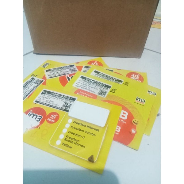 Jual Kartu Perdana Indosat Siap Pakai | Shopee Indonesia