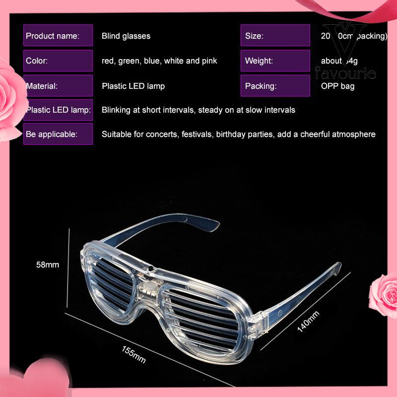 CODLED Kacamata Nyala Malam Colorful Eyeglass Aksesoris Fashion-FA