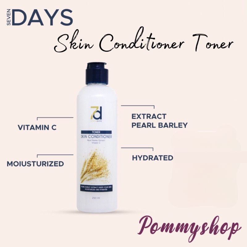 Seven Days Toner Skin Conditioner With Pear Barley Extract 250ml