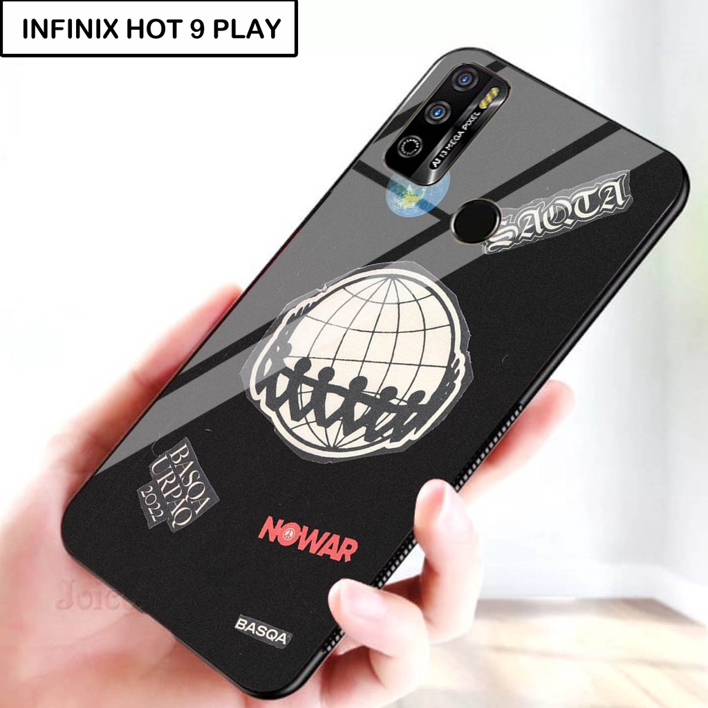 Softcase Kaca For INFINIX HOT 9 PLAY - Case Handphone INFINIX HOT 9 PLAY [T95].