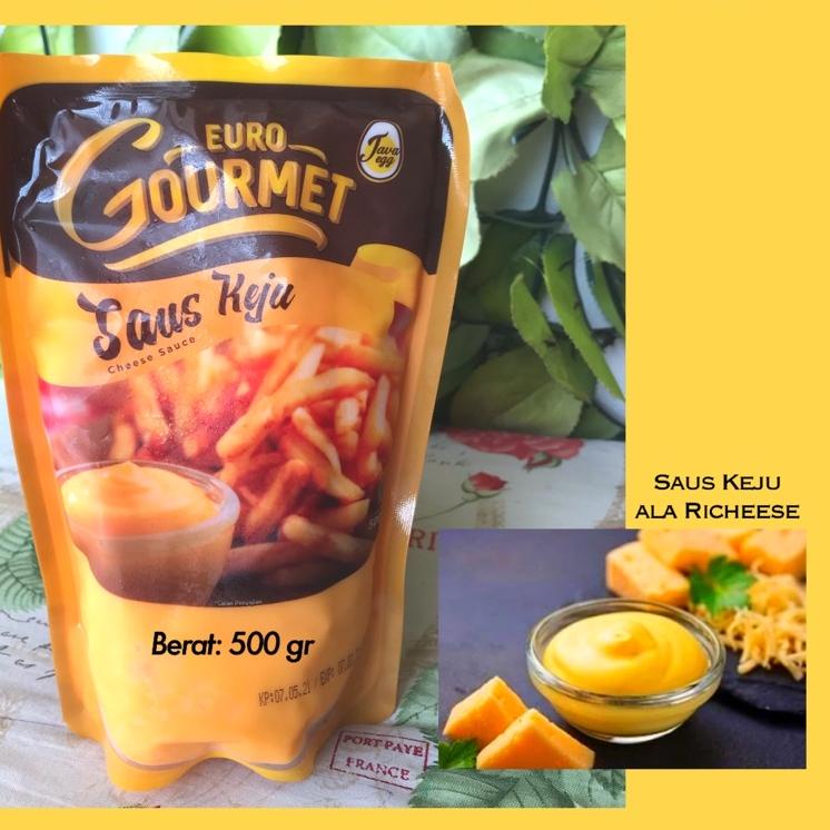 

[KODE IVDKT] Saus Keju Euro Gourmet Cheese Sauce Cimory Keju Cocol ala Richesee 500 gram