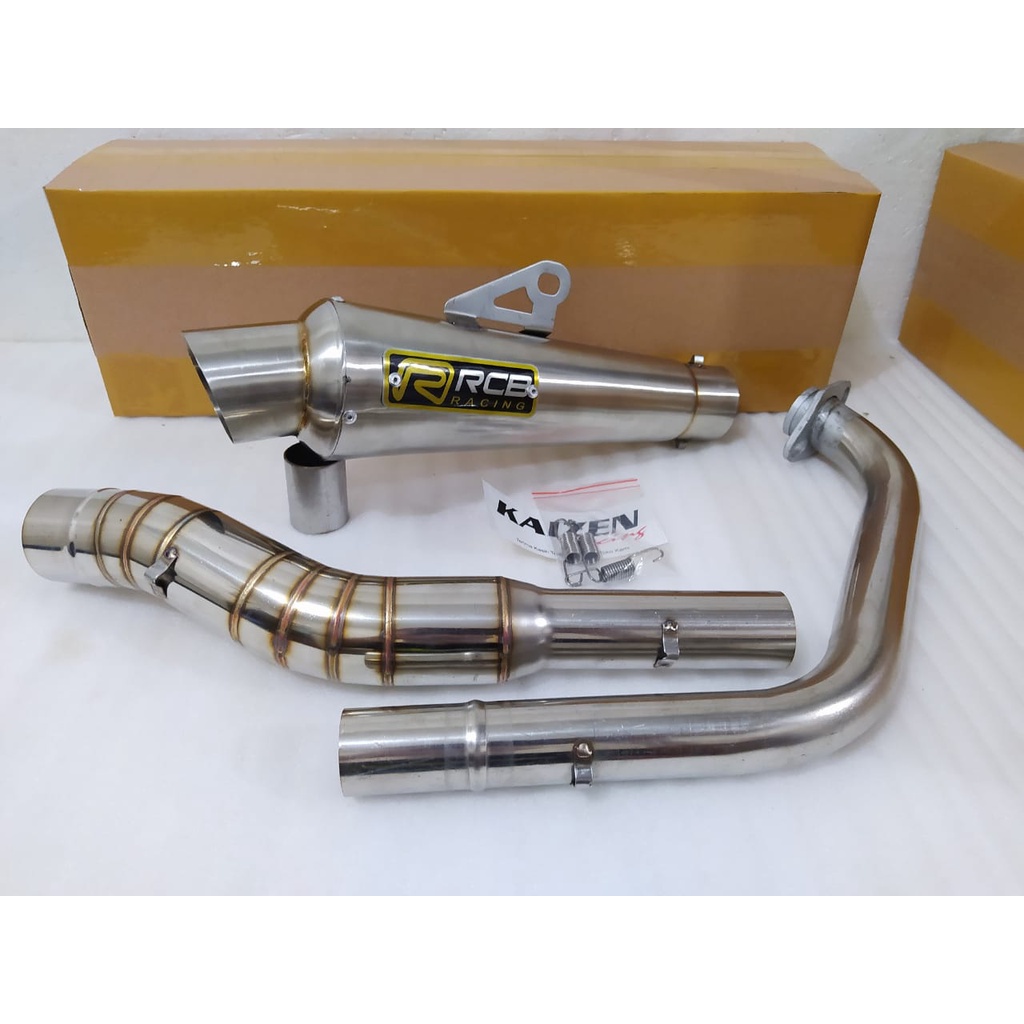 Knalpot RCB Fantera Supra Gtr Fit x 110 125 150 Absolute Revo Blade Karisma Smash Astrea Grand C70 S