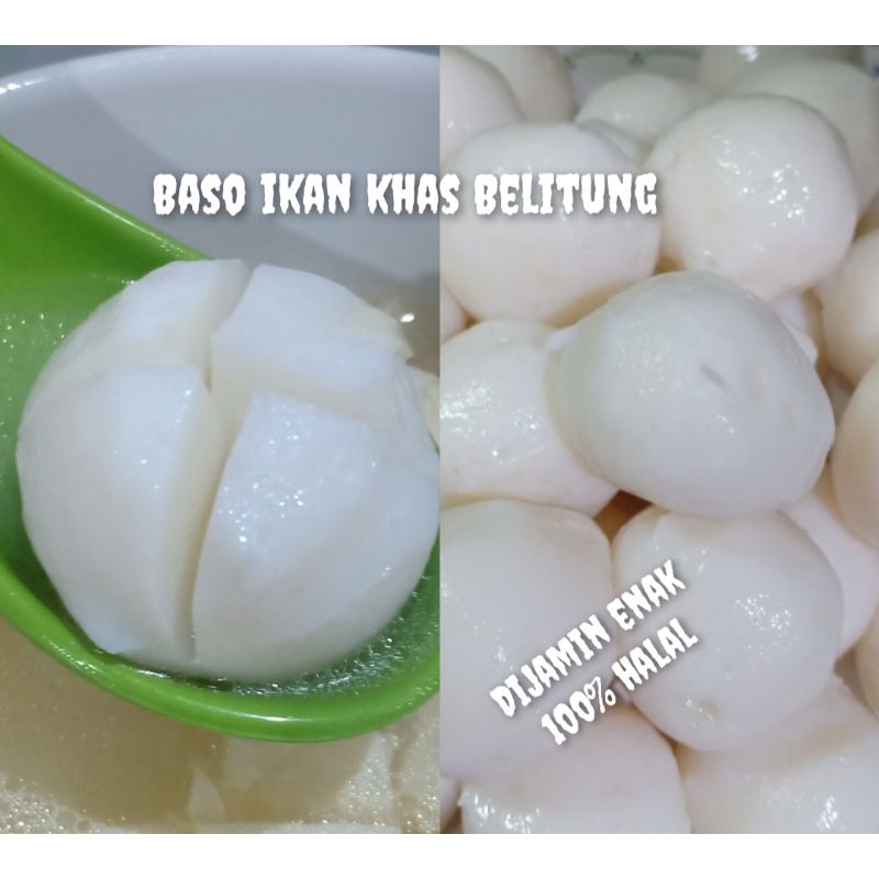 

Baso Ikan Asli Kiriman Belitung Isi 10 Pcs