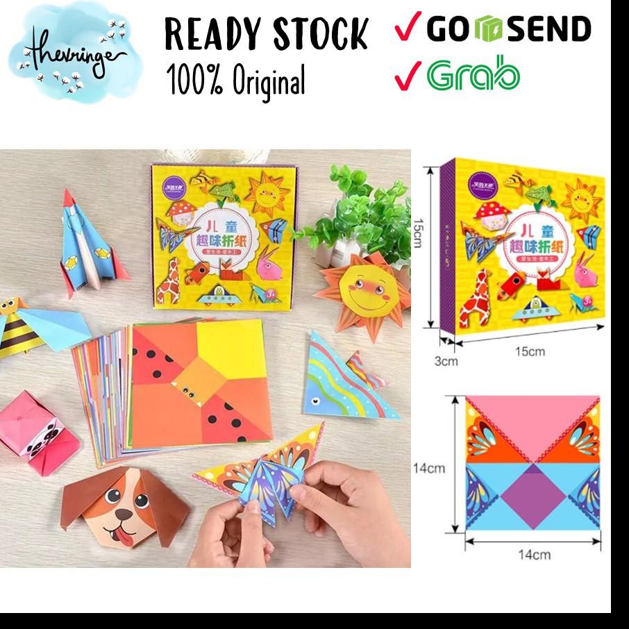 

~~► Origami 108 lembar - 3D Kertas Seni Melipat Warna 3 dimensi Mainan Edukasi Anak 108pcs 96 lembar pcs