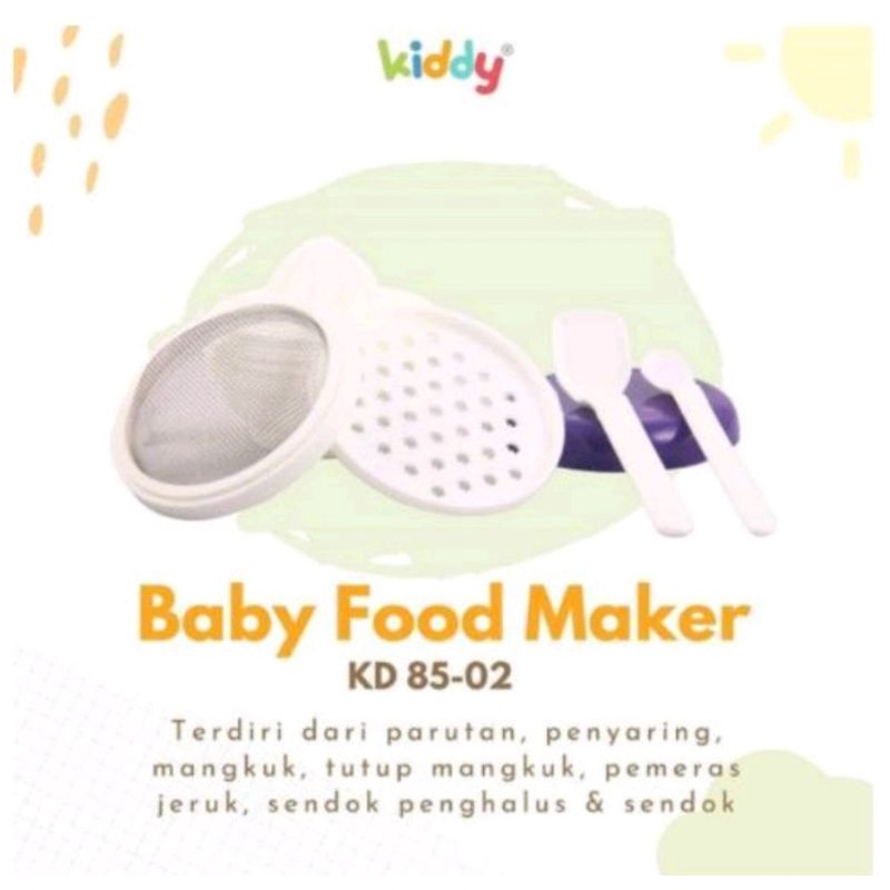 Kiddy Food Maker 7 in 1 Set / Saringan Mpasi Bayi / Alat Pengolah MPASI Food Maker / Tempat Mengolah Mpasi Bayi Food Maker