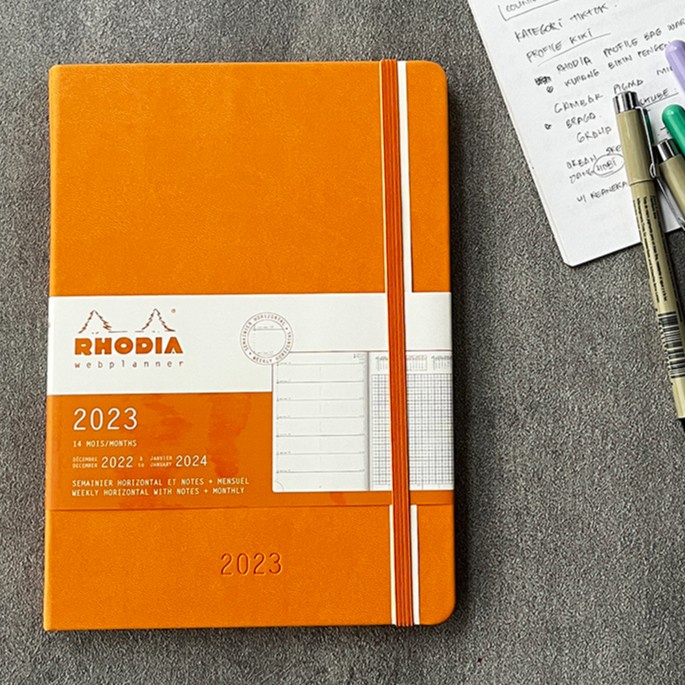 

Agenda Buku Agenda Rhodia Rhodiatime Webplanner Hard Cover