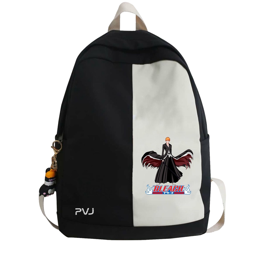 PVJ - Tas Anime Karakter Bleach Ichigo untuk sekolah SD Laki-laki dan Perempuan