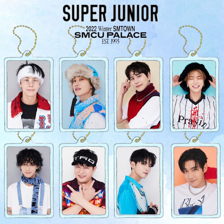 Super Junior SMCU Palace Acrylic Clear Keychain Gantungan Kunci Akrilik