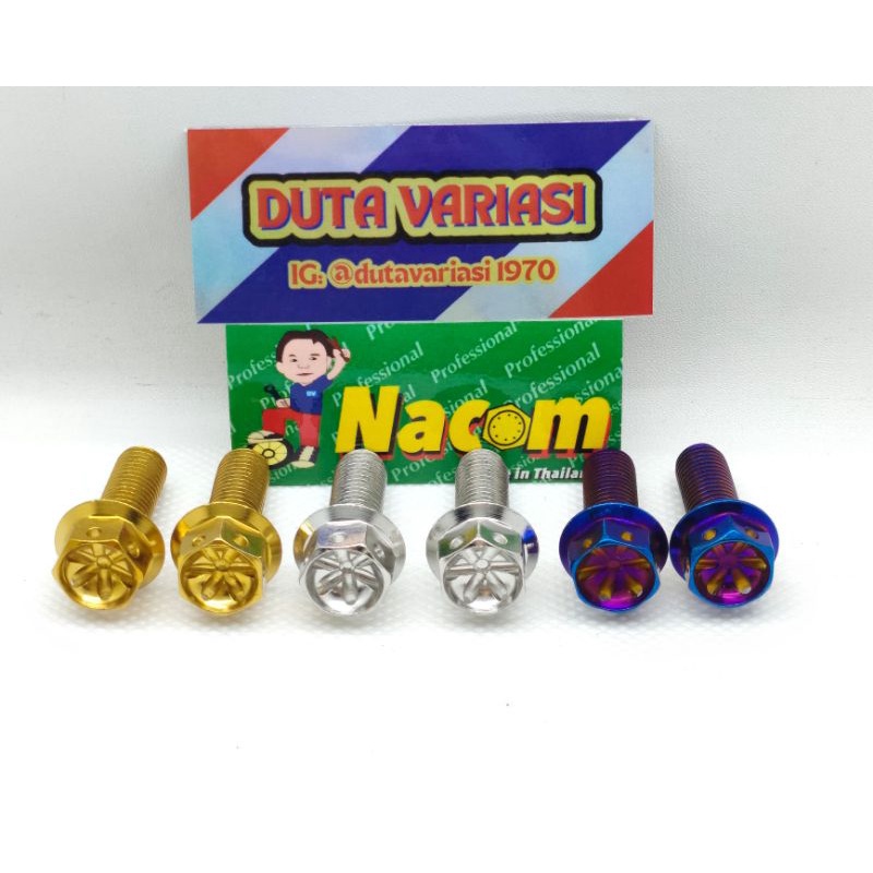 NACOM Baut  Breket Ke Caliper Depan Nmax,Aerox,Lexi,,Xmax