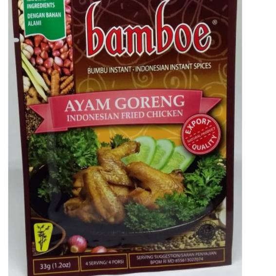 

㊌ BUMBU CAP BAMBOE BAMBU AYAM GORENG. exp maret 2024 ➨