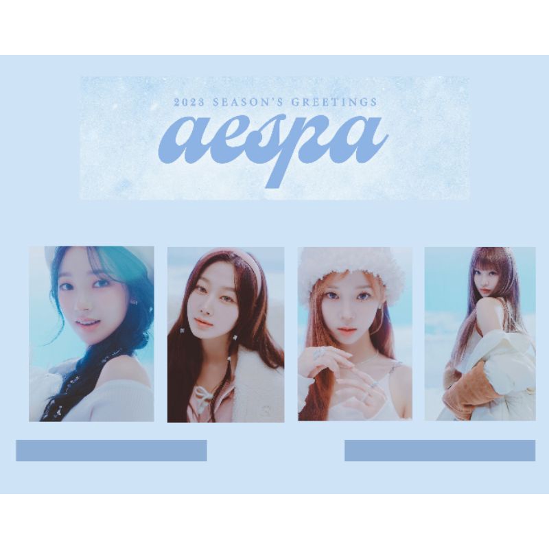 Polaroid aespa Season Greeting 2023