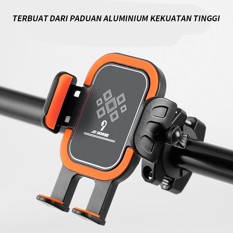 Stand Holder Motor Spion Waterproof - Motorcycle Case Bracket Hp Anti Air Dudukan Gps Gadget - Tas Ponsel Tahan Air - Menghalangi Matahari