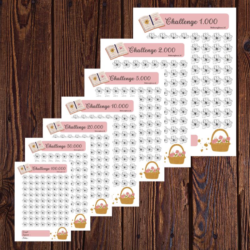 

Isi Binder / Saving Planner / Financial Planner / Saving challenge / Challenge Nabung