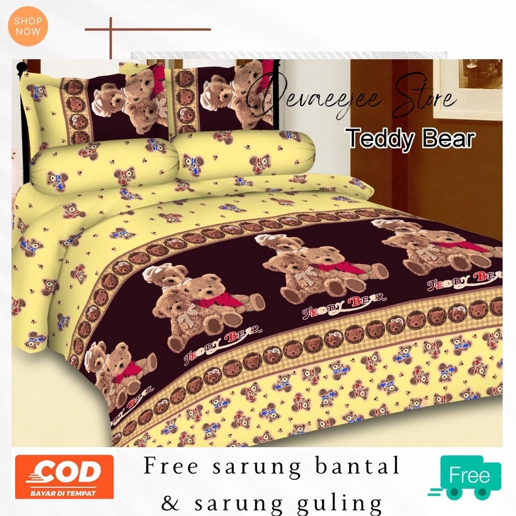 SPREI KARAKTER MOTIF SPONGEBOB UKURAN 180X200 NO.1 ANTI LUNTUR