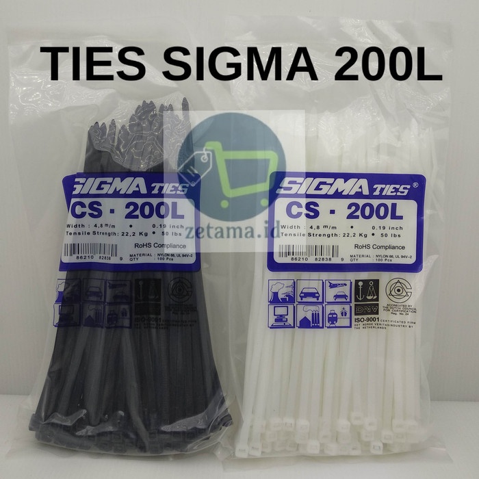 

TERBAIK KABEL TIES 20CM SIGMA CS-200L / SIGMA CS200L Code 2635