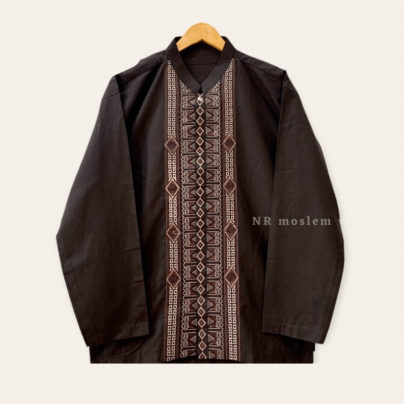 BAJU KOKO KEMEJA WARNA LENGAN PANJANG kode EL-82