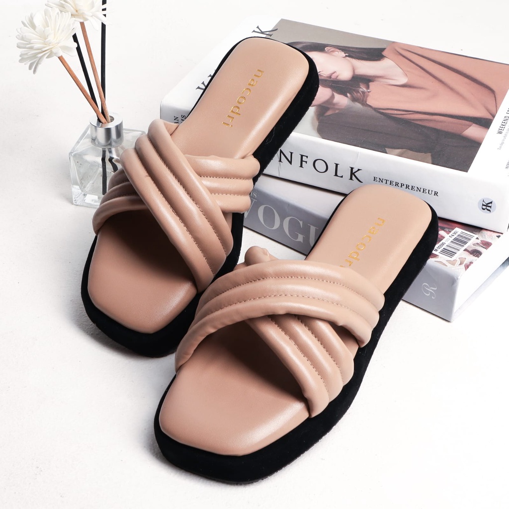 nacodri  ODELIA Sandal Wanita Platform Sandal