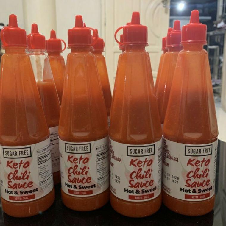 

(E>9Q㊚) Keto Chili Sauce Hot & Sweet 300gr Sugar Free top produk