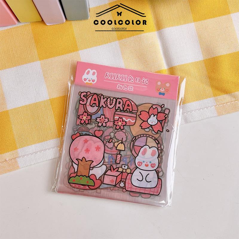 COD❤️20pcs Stiker Kartun Lucu Untuk Dekorasi Notebook DIY Sticker Stationady- cl